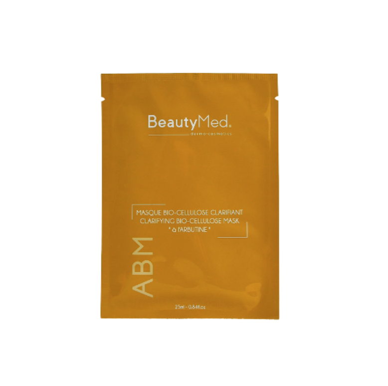 BEAUTYMED CLARIFYING BIO-CELLULOSE MASK - ARBUTIN: Mặt Nạ Dưỡng Sáng, Mờ Thâm Nám Chuyên Sâu