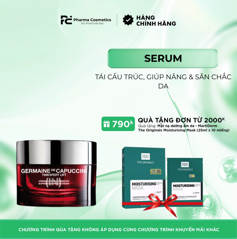 T LIFT (IN) SUPREME DEFINITION CREAM/ KEM TÁI CẤU TRÚC, GIÚP NÂNG & SĂN CHẮC DA T. LIFT (IN) SUPREME DEFINITION CREAM