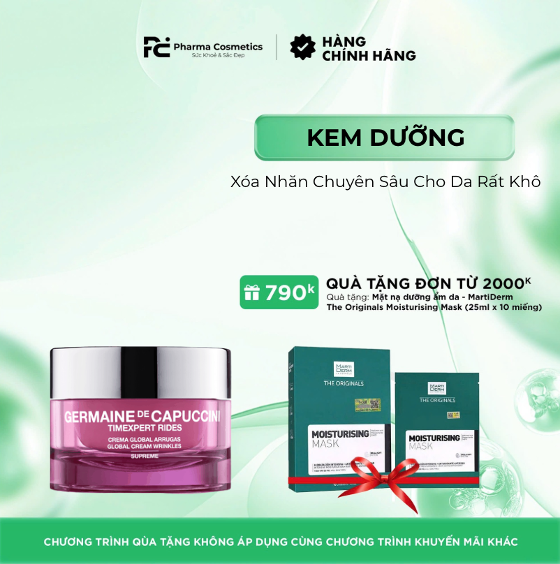 TIMEXPERT RIDES GLOBAL CREAM WRINKLES SUPREME/ KEM DƯỠNG ĐẬM ĐẶC NGỪA LÃO HÓA