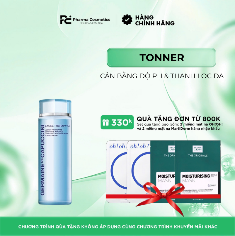 ET O2 COMFORT & YOUTHFULNESS TONING LOTION/ LOTION OXY CÂN BẰNG ĐỘ PH & THANH LỌC DA ET O2 COMFORT & YOUTHFULNESS TONING LOTION