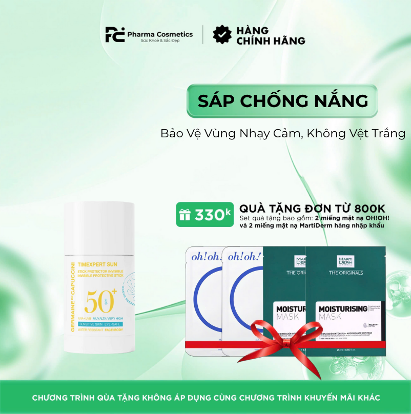 T SUN INVISIBLE PROTECTIVE STICK SPF50: Sáp Chống Nắng Bảo Vệ Vùng Nhạy Cảm, Không Vệt Trắng