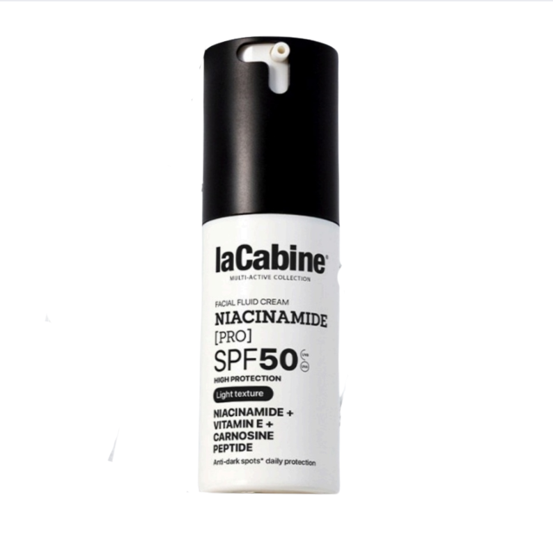 LA CABINE NIACINAMIDE [PRO] SPF50 FLUID SUNSCREEN - Kem Chống Nắng Mờ Thâm Nám, Bảo Vệ Toàn Diện