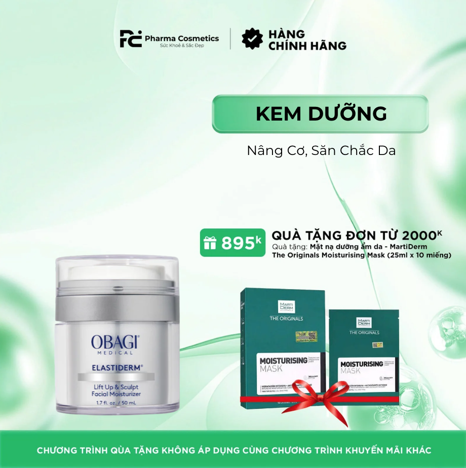 OBAGI MEDICAL ELASTIDERM® LIFT UP & SCULPT FACIAL MOISTURIZER - Kem Dưỡng Nâng Cơ, Săn Chắc Da