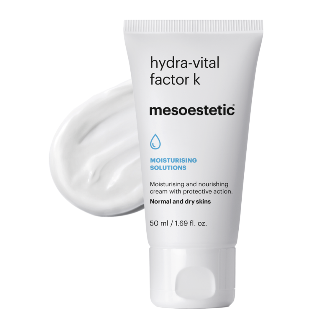 Mesoestetic Hydra-Vital Factor K: Kem Dưỡng Ẩm Chuyên Sâu & Phục Hồi Hàng Rào Bảo Vệ Da Cho Da Thường & Da Khô