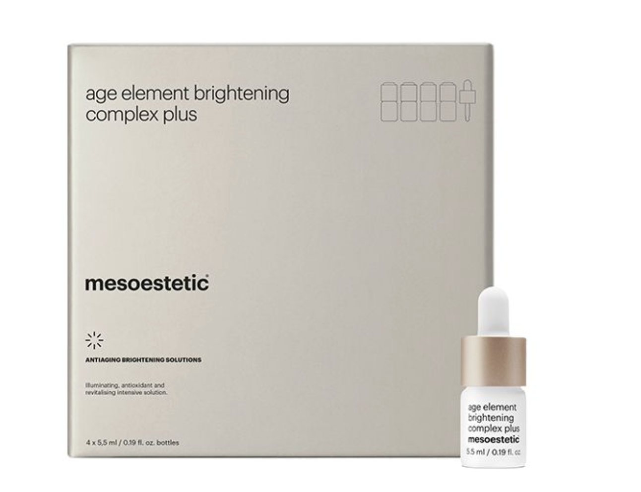 Mesoestetic Age Element Brightening Complex Plus: Serum Vitamin C 15% Làm Sáng & Trẻ Hóa Da Chuyên Sâu