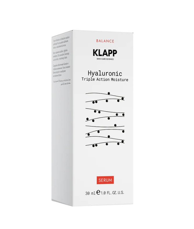 KLAPP Hyaluronic Triple Action Moisture Serum: Tinh Chất Cấp Ẩm Đa Tầng, Trẻ Hóa & Làm Đầy Da Tức Thì