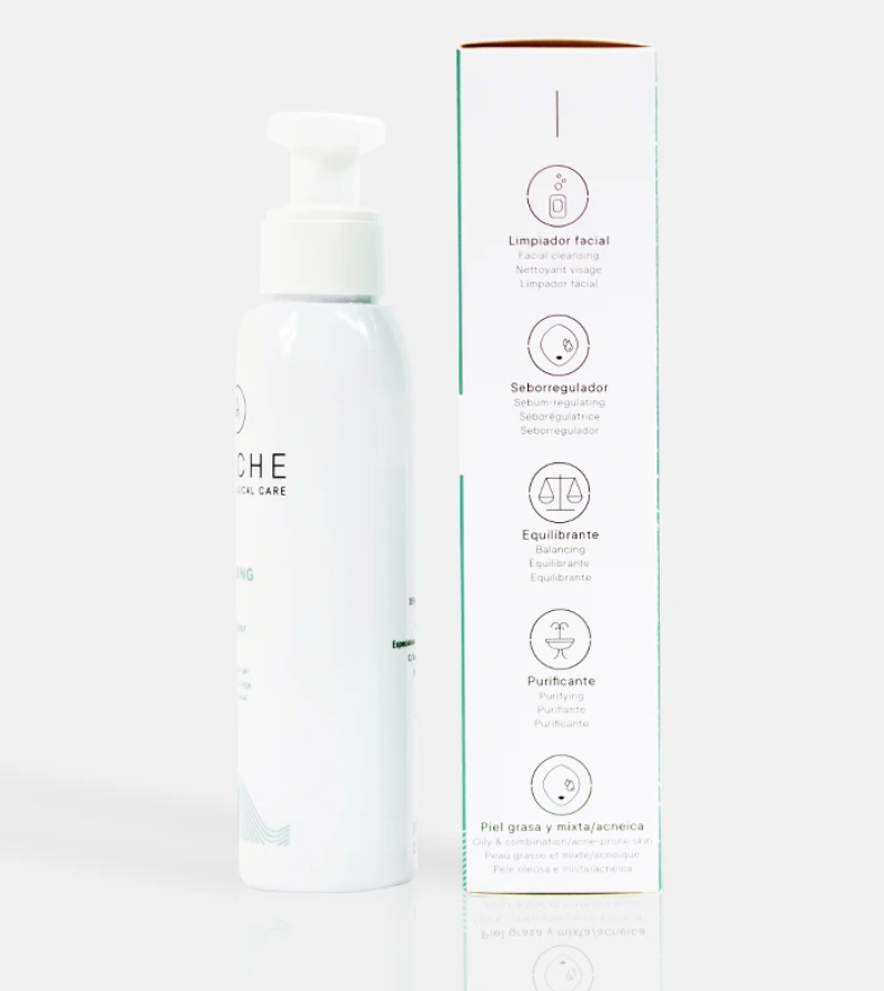 Atache Oily SK Cleansing Gel: Gel Rửa Mặt Kiểm Soát Dầu, Kháng Khuẩn & Ngừa Mụn Chuyên Sâu
