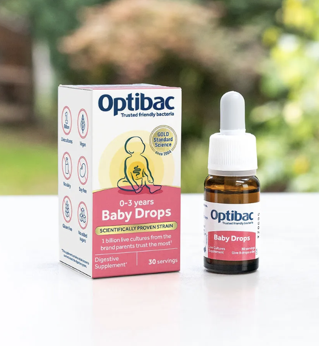 Optibac Baby Drops – Men Vi Sinh Nhỏ Giọt Cao Cấp Cho Trẻ Sơ Sinh Từ 0 Tháng Tuổi