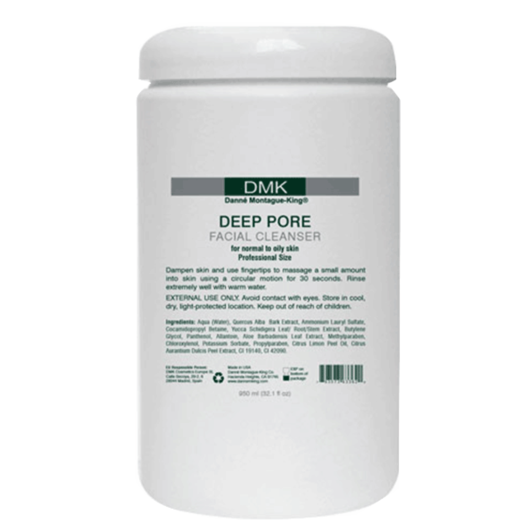 DMK DEEP PORE CLEANSER 950ML / SỮA RỬA MẶT SẠCH SÂU MÀ KHÔNG KHÔ DA DÀNH CHO DA DẦU, MỤN, DA HỖN HỢP 