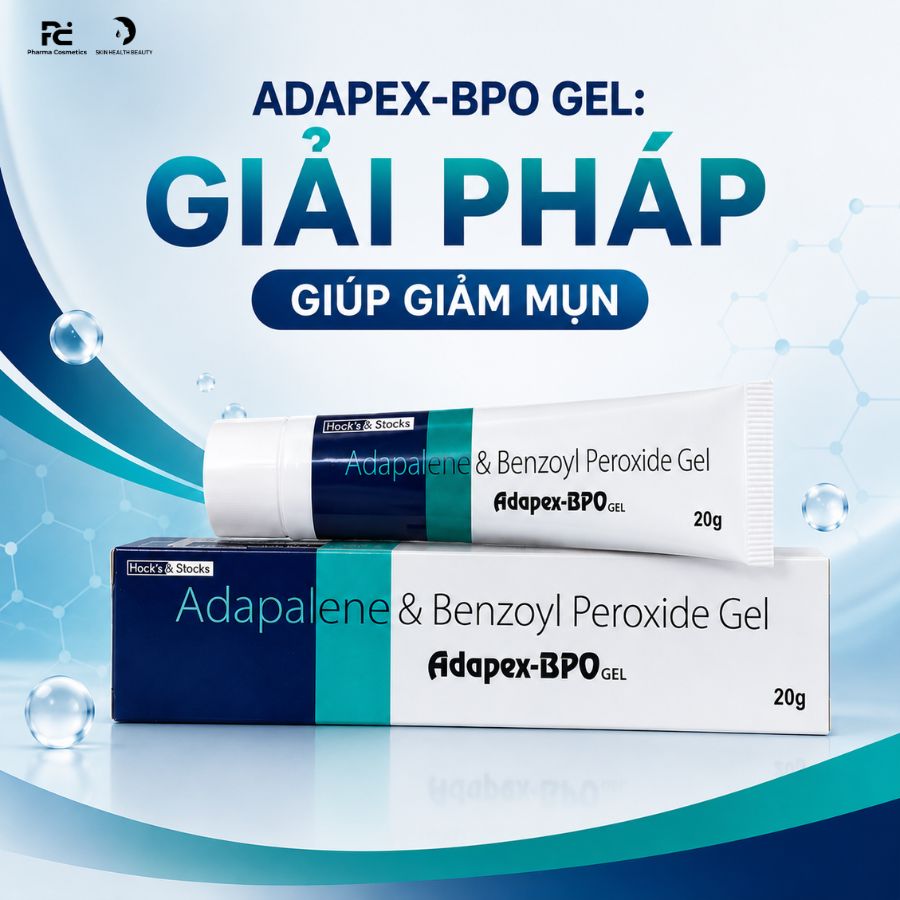 Adapex-BPO Gel: Giải Pháp "Diệt Mụn" Chuyên Sâu Với Adapalene & Benzoyl Peroxide