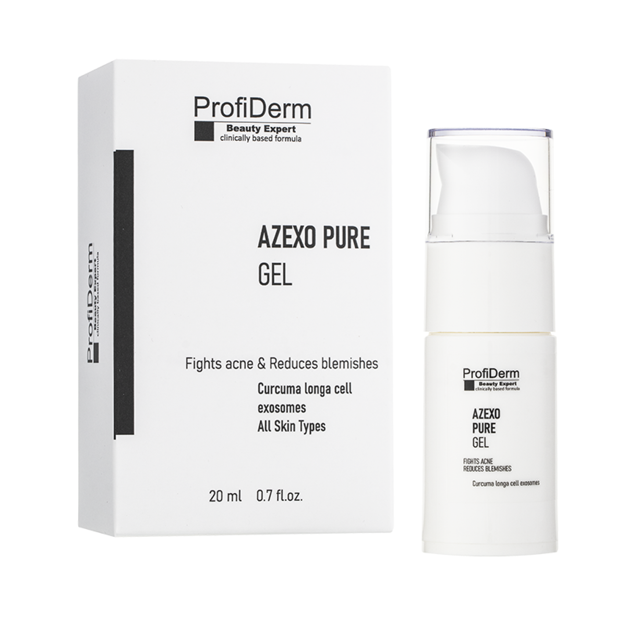 PROFIDERM AZEXO PURE GEL: Gel Đặc Trị Mụn & Sắc Tố - Kháng Khuẩn, Phục Hồi & Làm Sáng Da Đột Phá