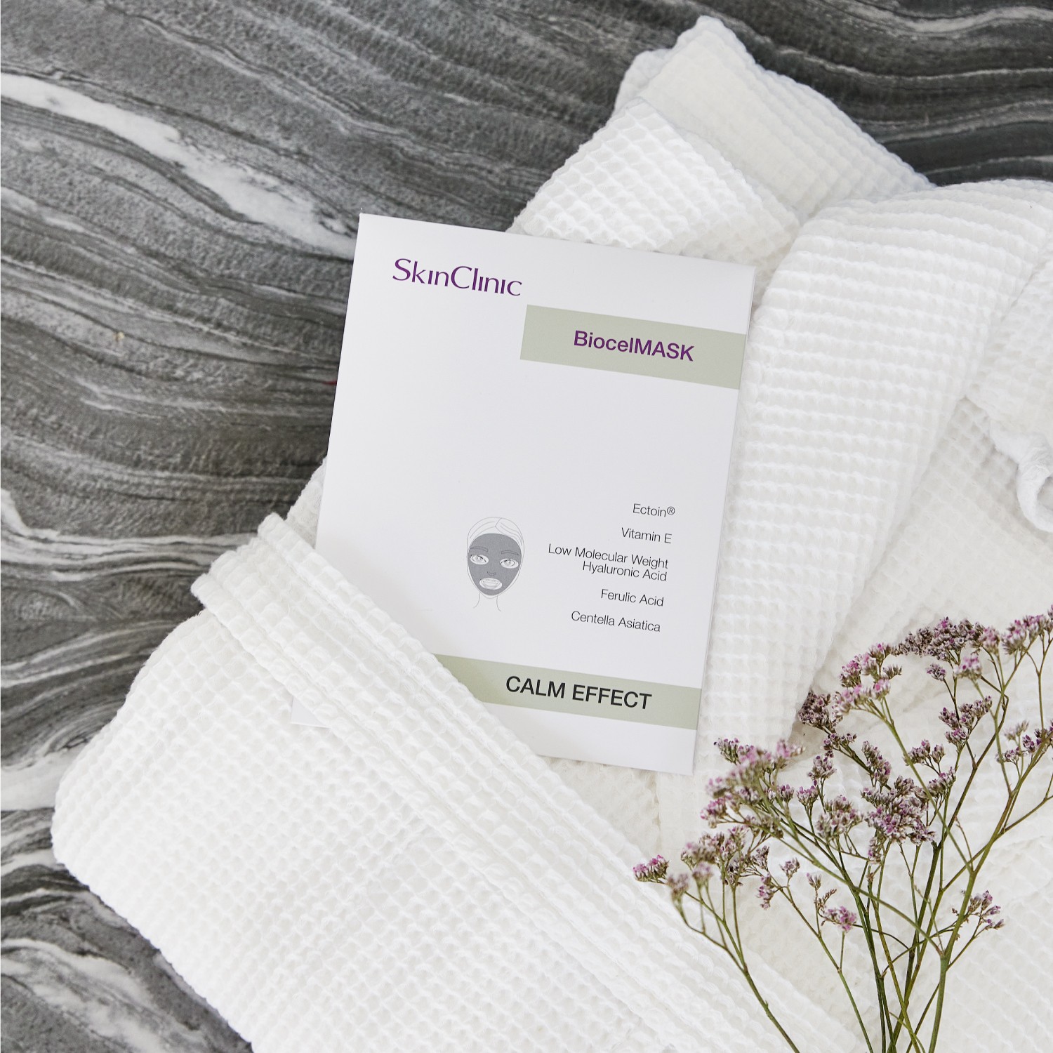 SKINCLINIC BIOCELMASK CALM EFFECT: Mặt Nạ Sinh Học Phục Hồi & Làm Dịu Chuyên Sâu