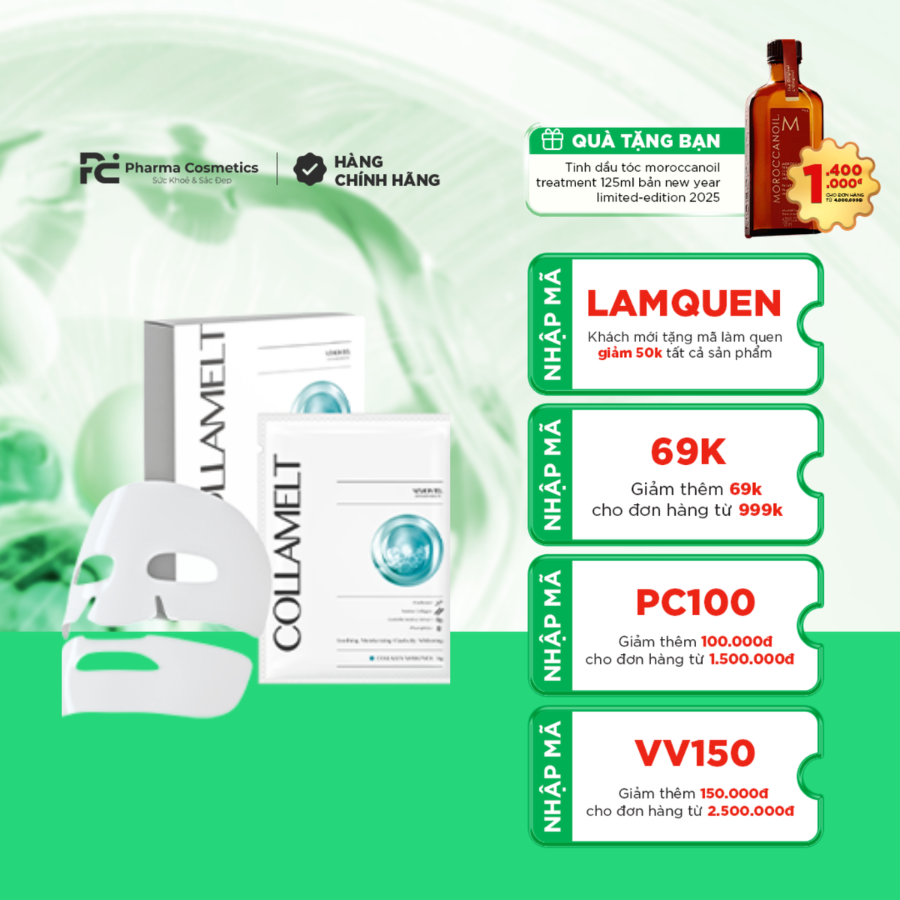 VEMONTES COLLAMELT MASK / MẶT NẠ COLLAGEN THỦY PHÂN