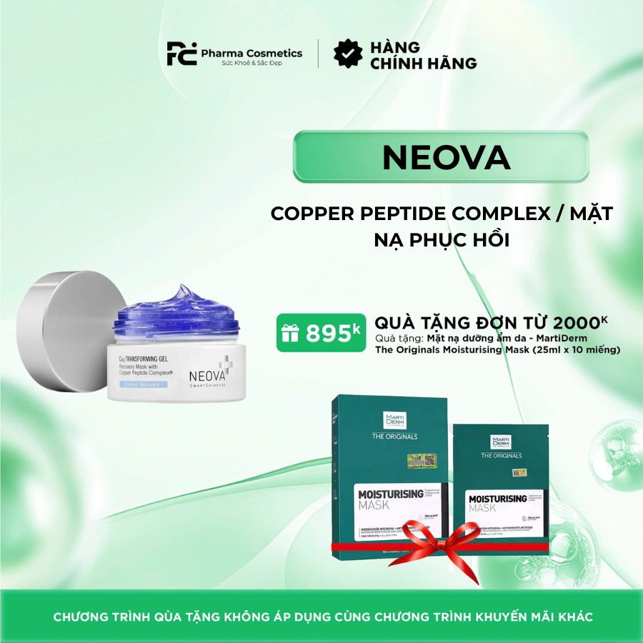 NEOVA CU3 TRANSFORMING GEL/COPPER PEPTIDE COMPLEX / MẶT NẠ PHỤC HỒI