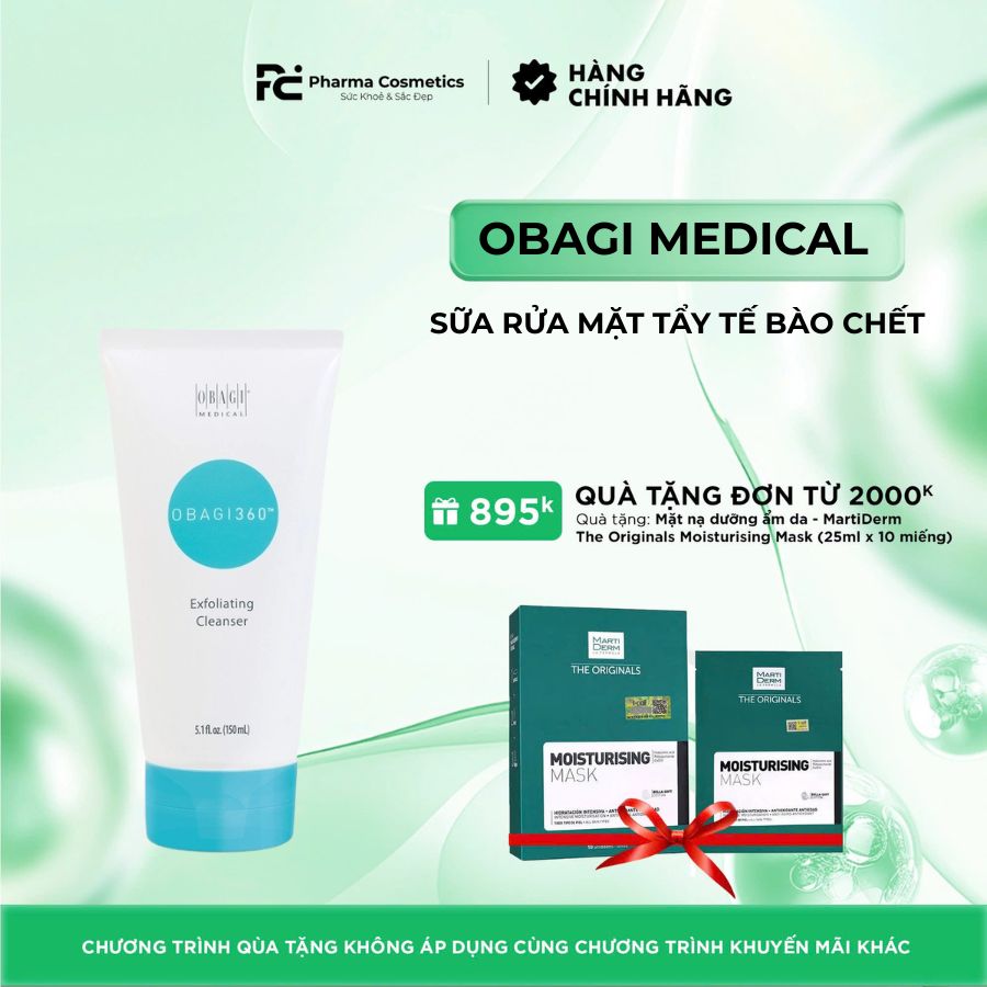 OBAGI360 EXFOLIATING CLEANSER / SỮA RỬA MẶT TẨY TẾ BÀO CHẾT