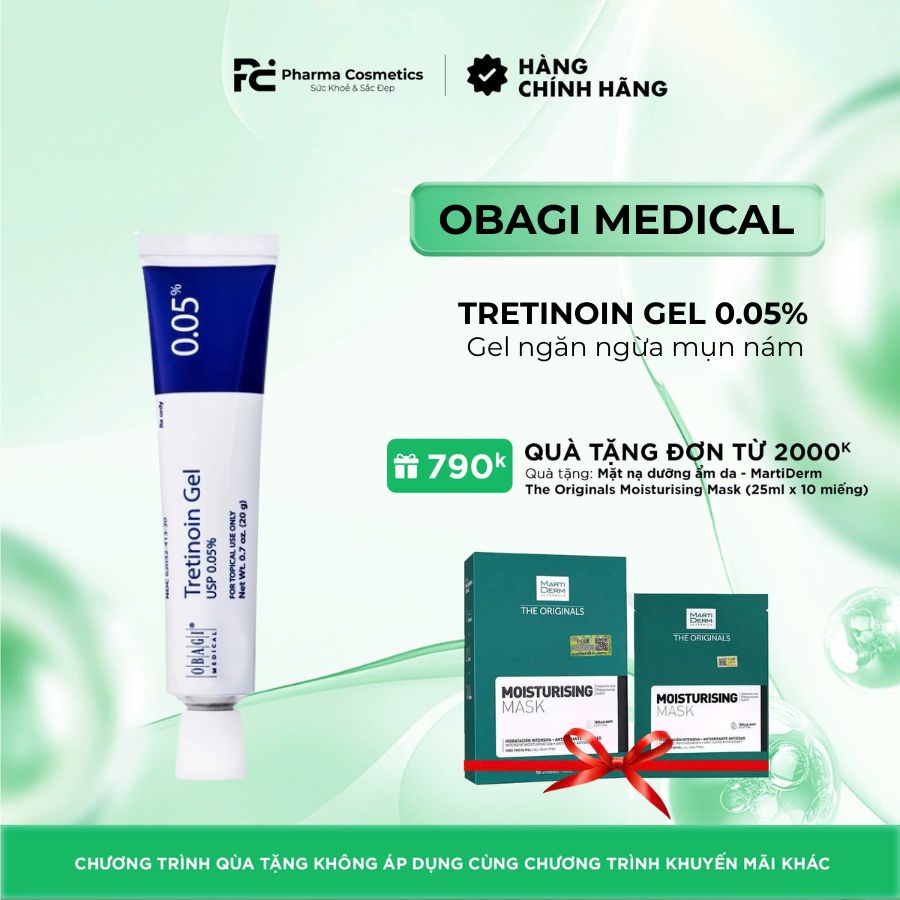 TRETINOIN GEL 0.05% /GEL NGĂN NGỪA MỤN NÁM