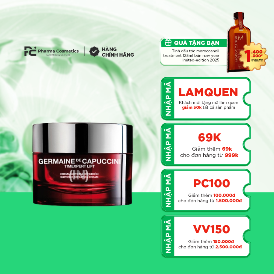 T. LIFT (IN) SUPREME DEFINITION CREAM/ KEM TÁI CẤU TRÚC, GIÚP NÂNG & SĂN CHẮC DA T. LIFT (IN) SUPREME DEFINITION CREAM