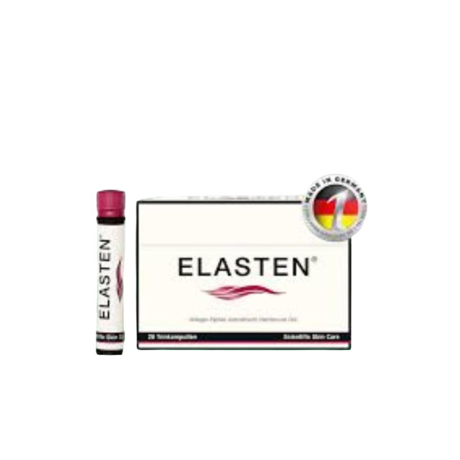 COLLAGEN ELASTEN® ĐỨC DẠNG NƯỚC (Hộp 07 ống x 25ml) - Giúp trẻ hóa da, căng bóng, sáng mịn, mờ nếp nhăn