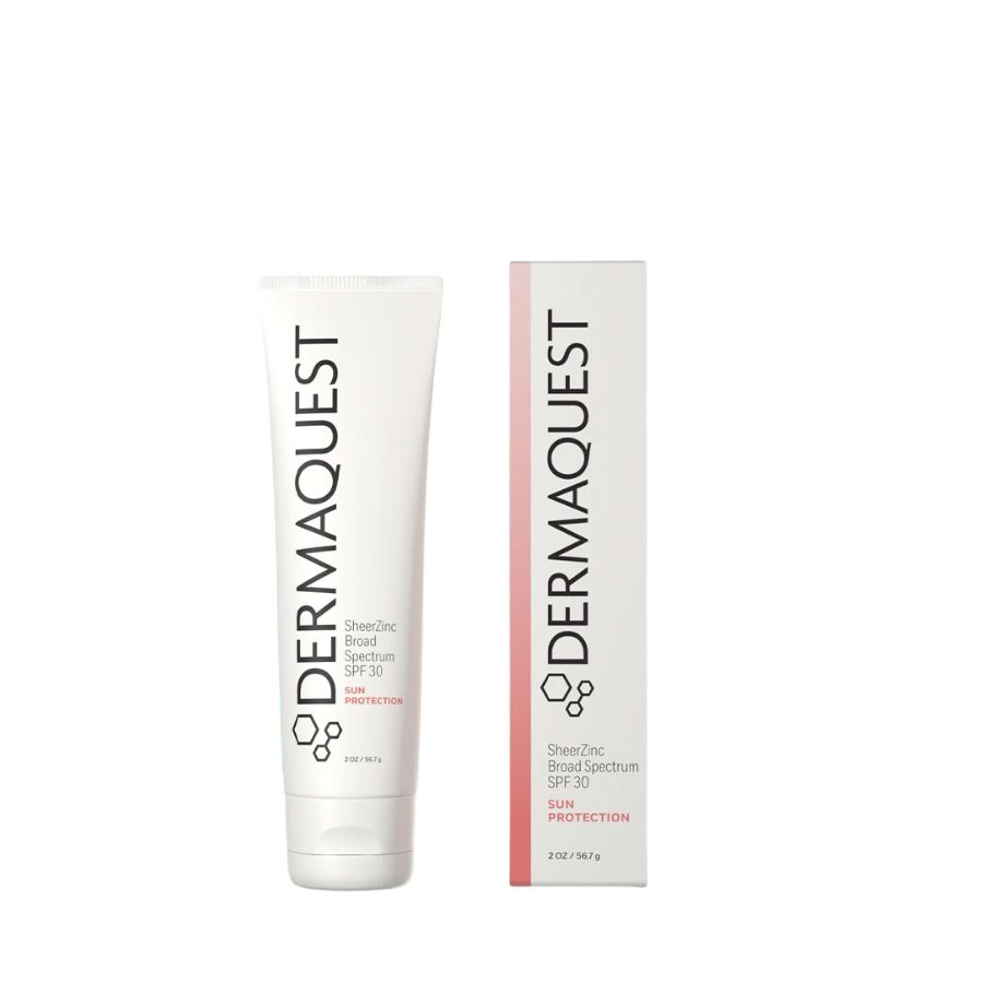 DERMAQUEST SHEERZINC BROAD SPECTRUM SPF 30: Kem Chống Nắng Khoáng Chất – Bảo Vệ Phổ Rộng & Tái Tạo Làn Da