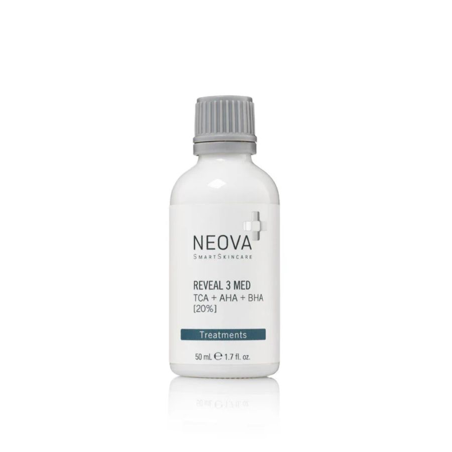 NEOVA REVEAL 3 MED PEEL TCA + AHA + BHA [20%] / THAY DA SINH HỌC GIÚP TÁI SINH LÀN DA & LÀM SÁNG DA SẠM MÀU VỚI TCA 20%