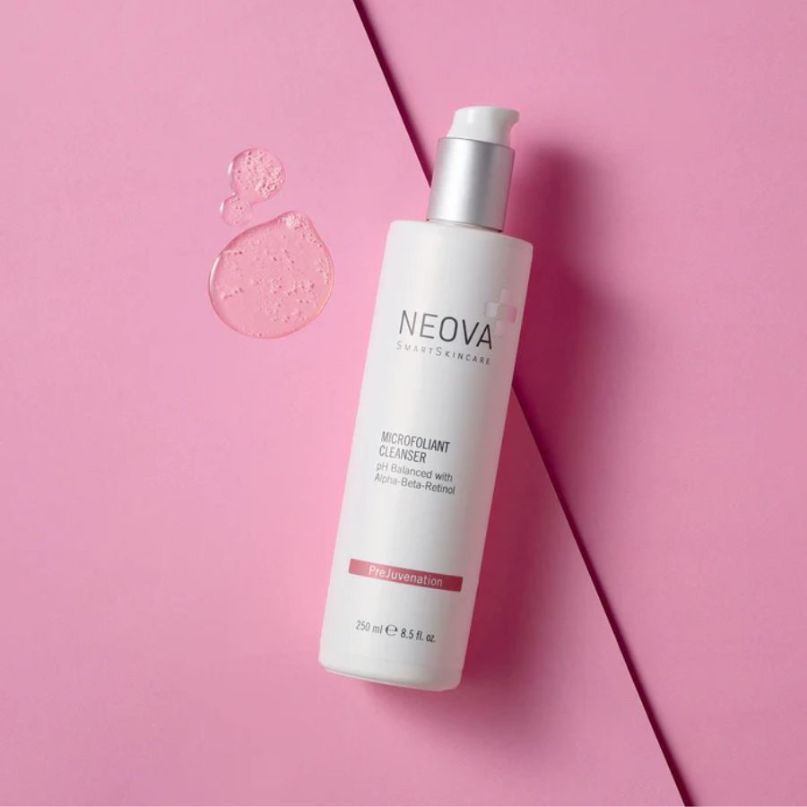 NEOVA MICROFOLIANT CLEANSER (Alpha-Beta-Retinol) / SỮA RỬA MẶT TẨY TẾ BÀO CHẾT, LÀM SẠCH LỖ CHÂN LÔNG