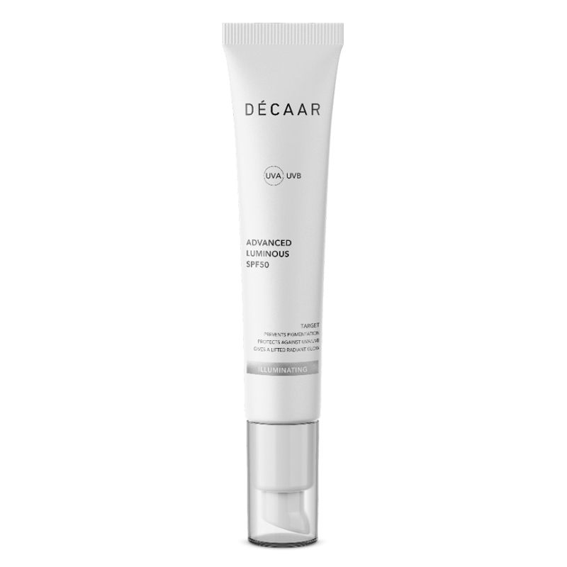 DÉCAAR ADVANCED LUMINOUS SPF 50 / KEM CHỐNG NẮNG NÂNG TONE DA