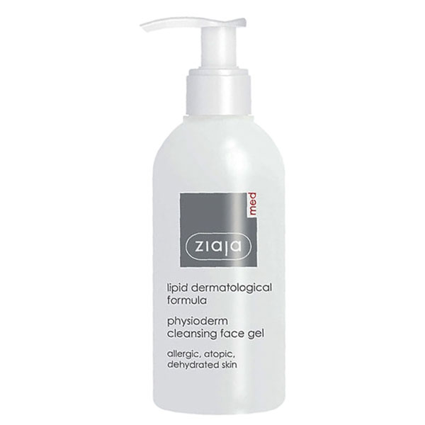 ZIAJA MED LIPID DERMATOLOGICAL FORMULA PHYSIODERM CLEANSING FACE GEL / GEL LAU/RỬA DA SINH LÝ