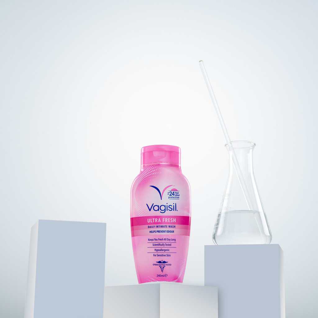 VAGISIL ULTRA FRESH DAILY INTIMATE WASH: Gel Vệ Sinh Phụ Nữ - Sạch Sâu, Ngăn Mùi 24h & Cân Bằng pH