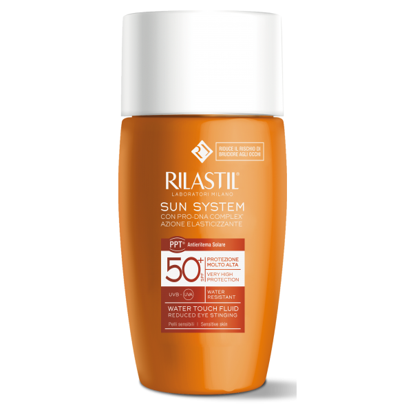 RILASTIL SUN SYSTEM PPT WATER TOUCH FLUID REDUCED EYE STINGING SPF 50+ / TINH CHẤT CHỐNG NẮNG VÙNG DA MẶT RILASTIL SUN SYSTEM PPT WATER TOUCH FLUID REDUCED EYE STINGING SPF 50+