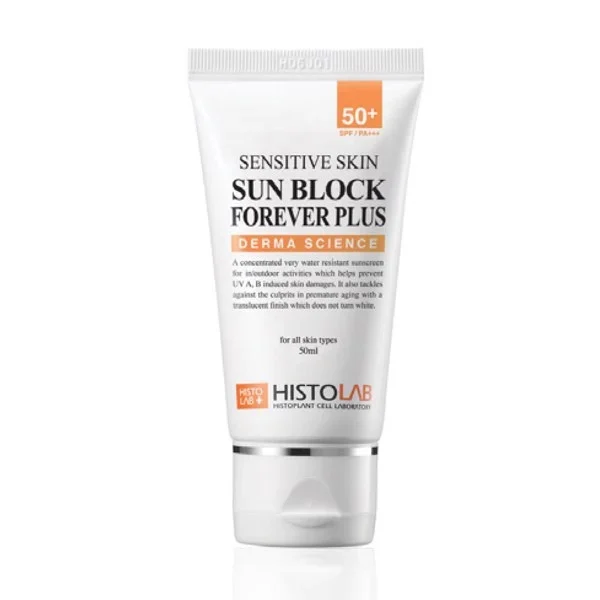 HISTOLAB SENSITIVE SKIN SUN BLOCK FOREVER PLUS / KEM CHỐNG NẮNG HOÁ HỌC SPF50+/PA+++