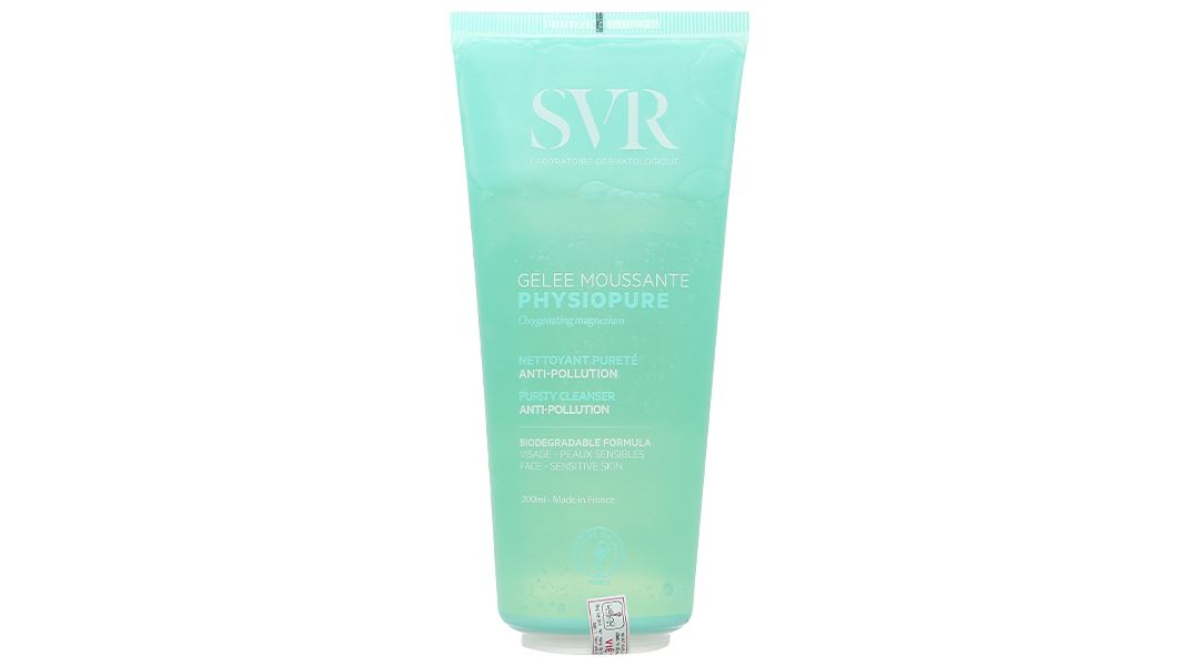 SVR Physiopure Gelee Moussante: Gel Rửa Mặt Cung Cấp Oxy Và Làm Sạch Sâu Cho Da Nhạy Cảm
