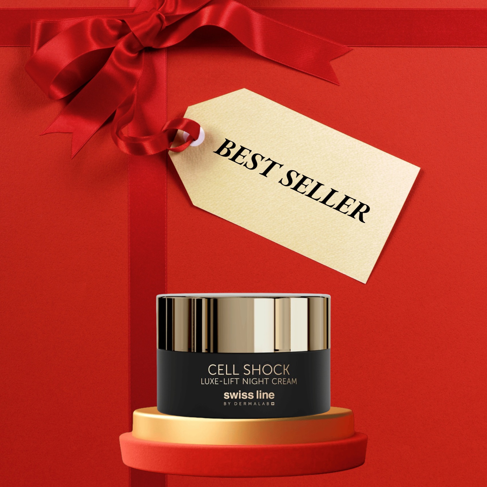 SWISS LINE CS LUXE-LIFT NIGHT CREAM / KEM DƯỠNG TINH CHẤT VÀNG TRẺ HÓA VÀ NÂNG CƠ TOÀN DIỆN BAN ĐÊM