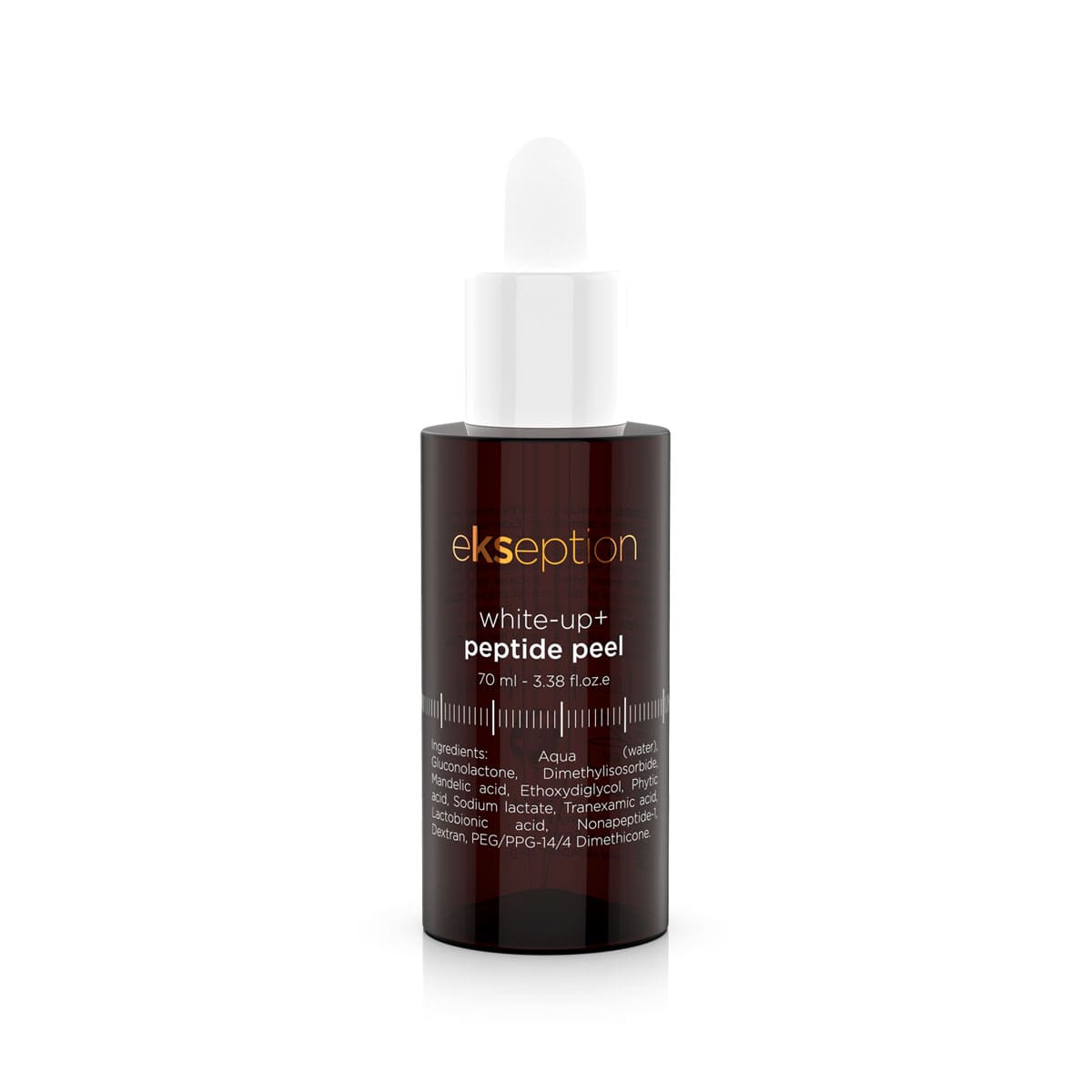 EKSEPTION WHITE-UP+ PEPTIDE 70ML / TINH CHẤT PEEL DA GIẢM NÁM, TRẮNG DA