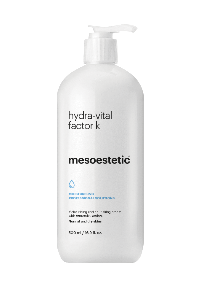 Mesoestetic Hydra-Vital Factor K: Kem Dưỡng Ẩm Chuyên Sâu & Phục Hồi Hàng Rào Bảo Vệ Da Cho Da Thường & Da Khô