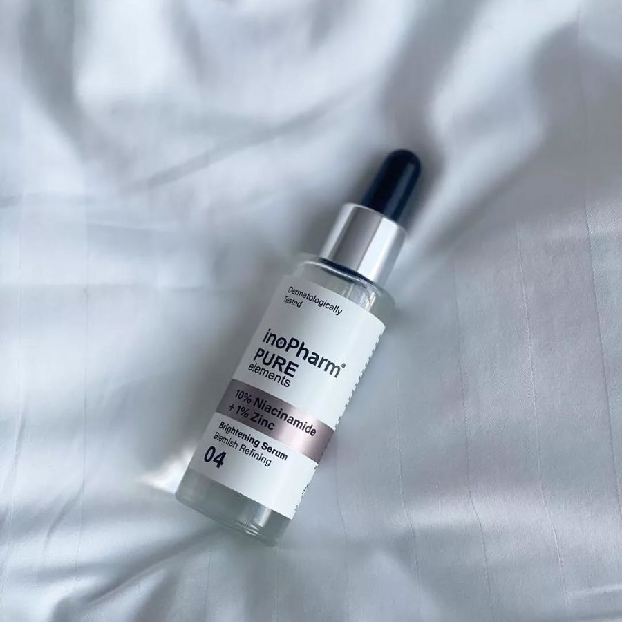 INOPHARM 10% NIACINAMIDE + 1% ZINC: Tinh Chất Dưỡng Ẩm, Giảm Mụn & Sáng Da Toàn Diện