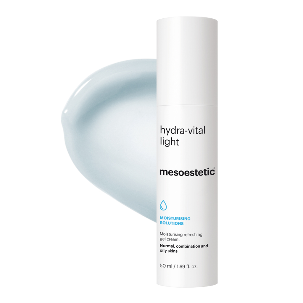 Mesoestetic Hydra-Vital Light: Kem Dưỡng Ẩm Gel-Cream Tươi Mới, Phục Hồi Và Bảo Vệ Da Toàn Diện