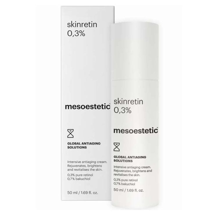 Mesoestetic Skinretin 0,3%: Kem Trẻ Hóa Toàn Diện Chứa Retinol Tinh Khiết Và Bakuchiol