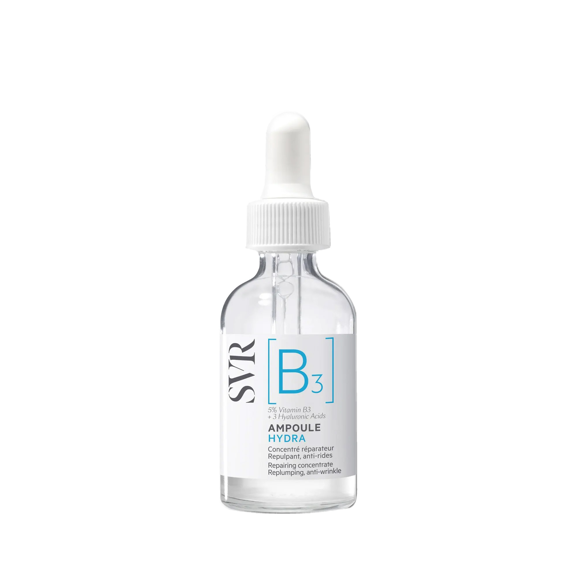 SVR [B3] Ampoule Hydra: Tinh Chất Phục Hồi, Cấp Ẩm Và Chống Lão Hóa Chuyên Sâu