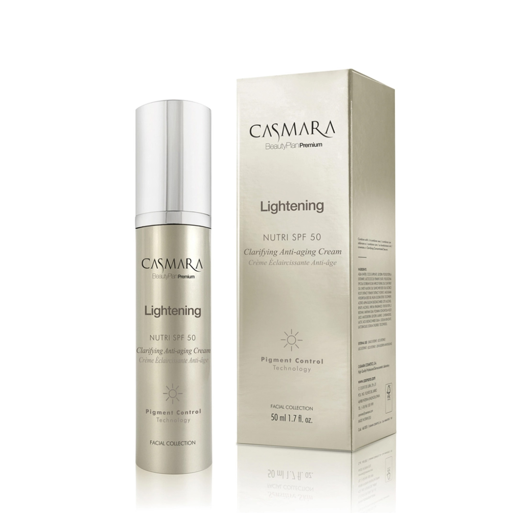 CASMARA CLARIFYING ANTI-AGING CREAM SPF 50 / KEM TRỊ NÁM SÁNG DA BAN NGÀY 