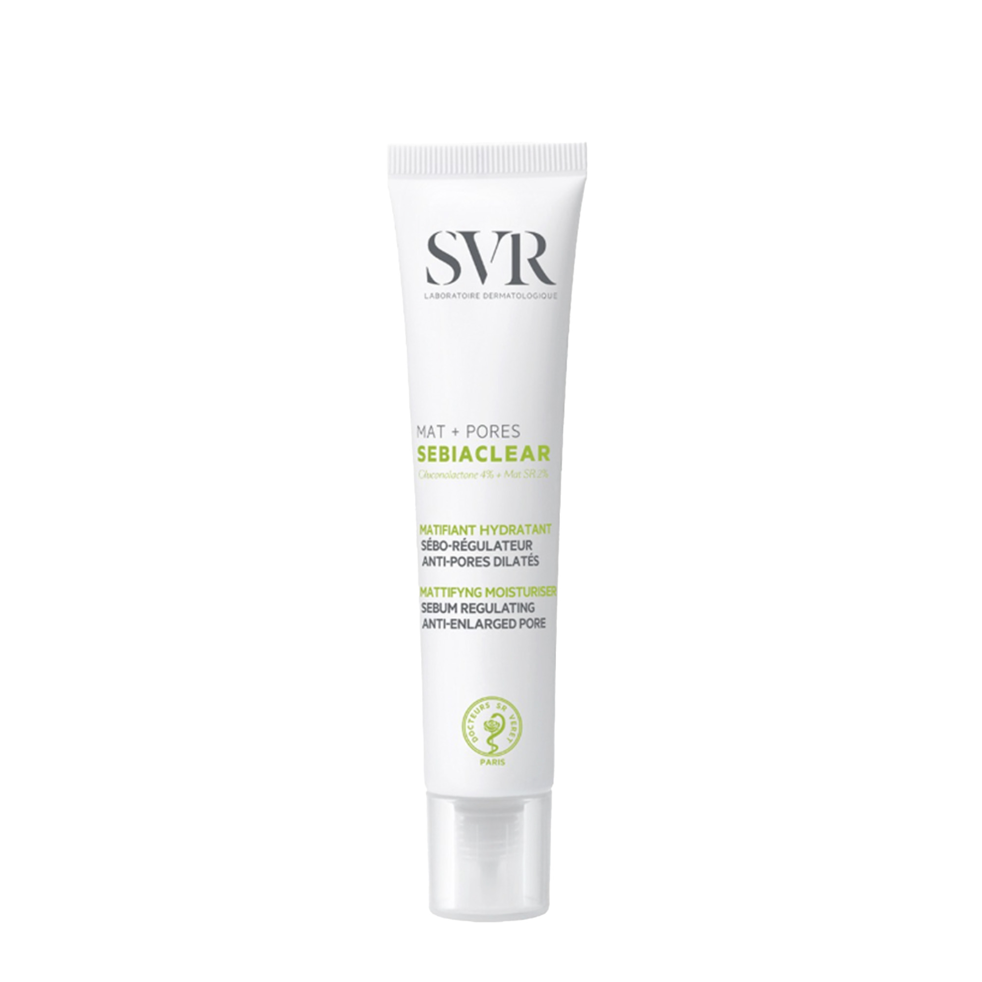 SVR Sebiaclear MAT+PORES: Kem Dưỡng Giảm Mụn, Se Khít Lỗ Chân Lông Và Kiềm Dầu 8H