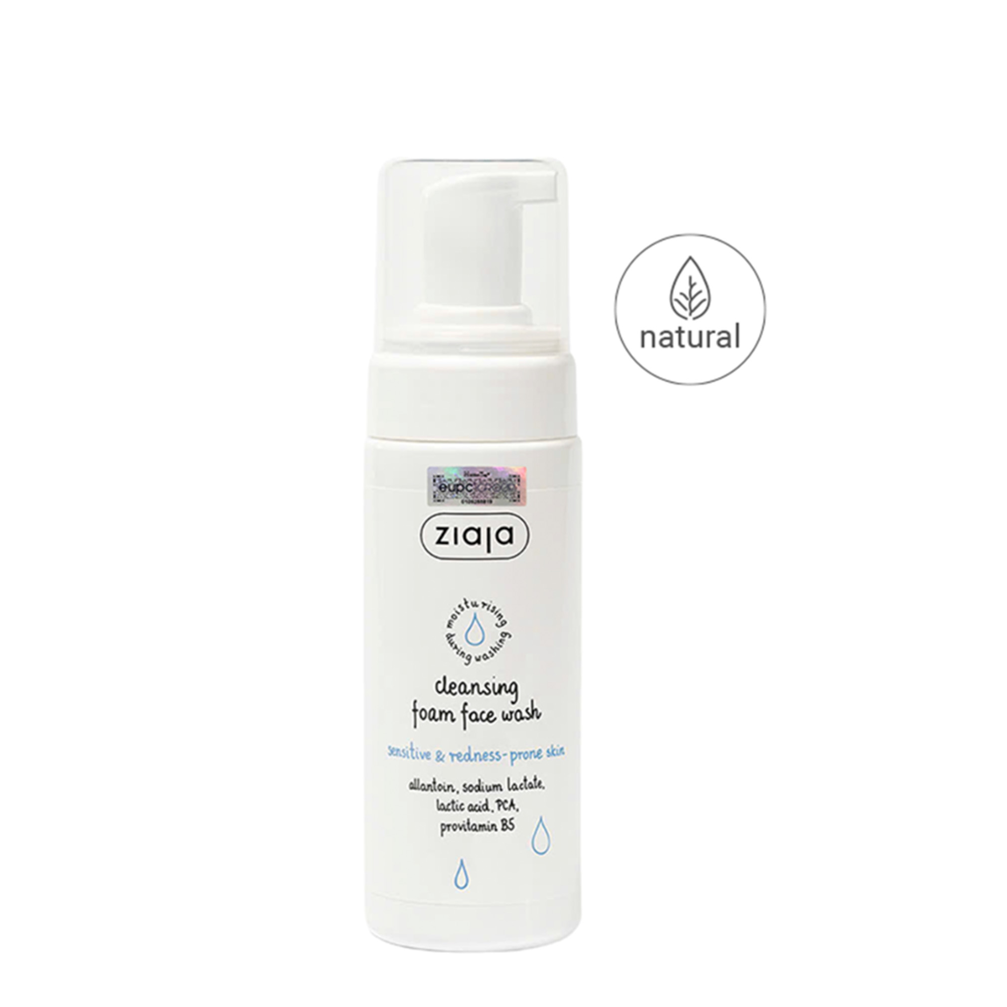 Ziaja Cleansing Foam Face Wash Sensitive & Redness-prone Skin – Sữa Rửa Mặt Dạng Bọt Cho Da Nhạy Cảm & Giãn Mao Mạch
