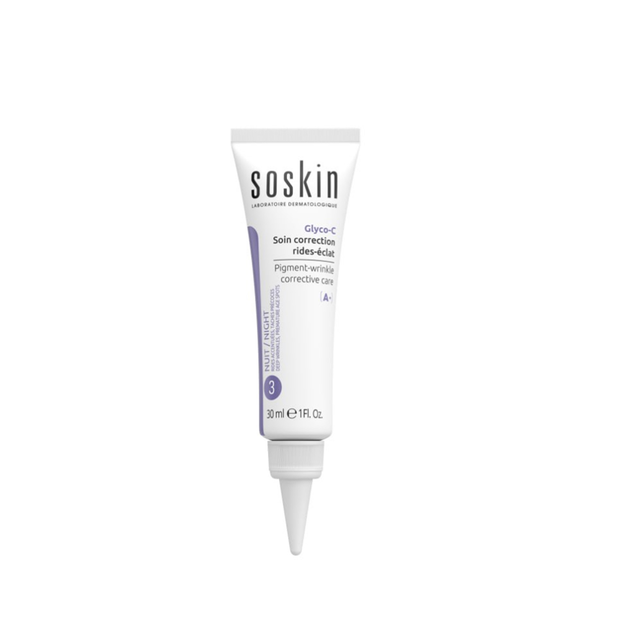 SOSKIN GLYCO-C PIGMENT WRINKLE CORRECTIVE CARE / KEM DƯỠNG DA BAN ĐÊM