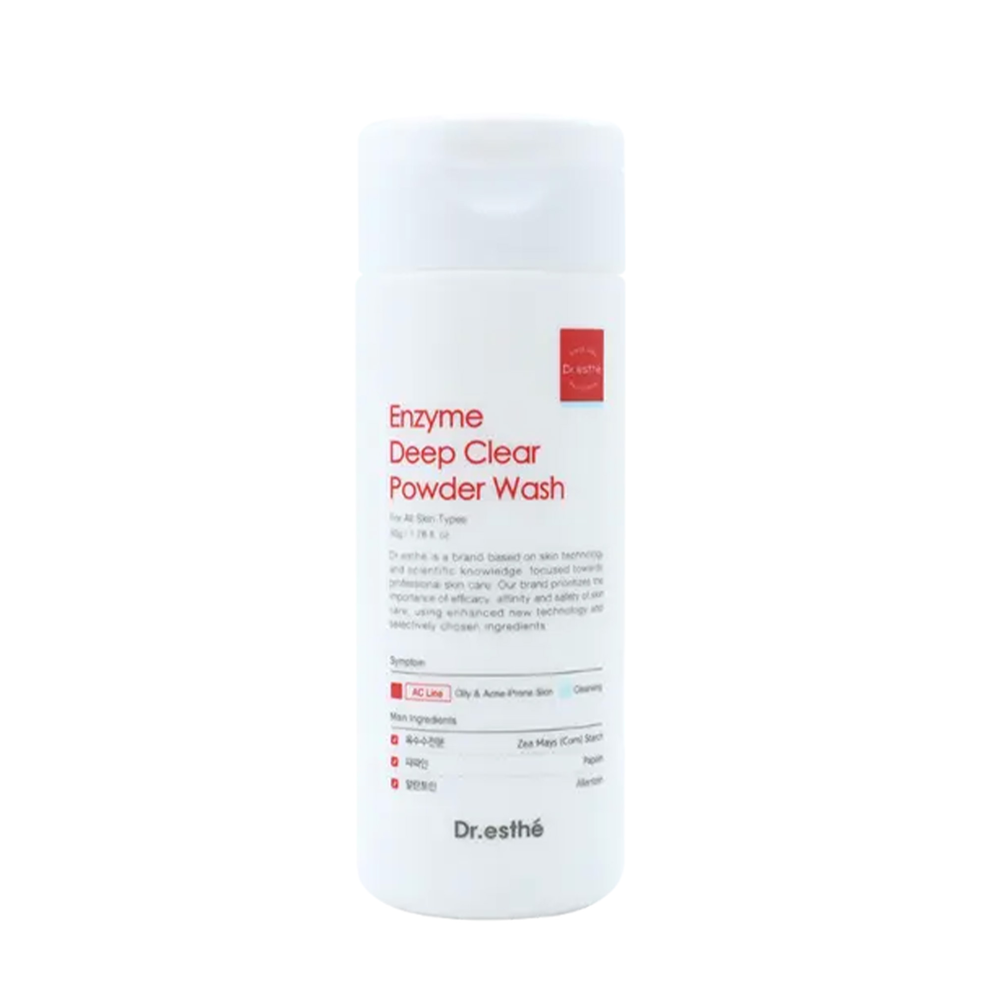 Dr.esthe Enzyme Deep Clear Powder Wash – Bột Rửa Mặt Enzyme Tẩy Tế Bào Chết & Làm Sạch Sâu