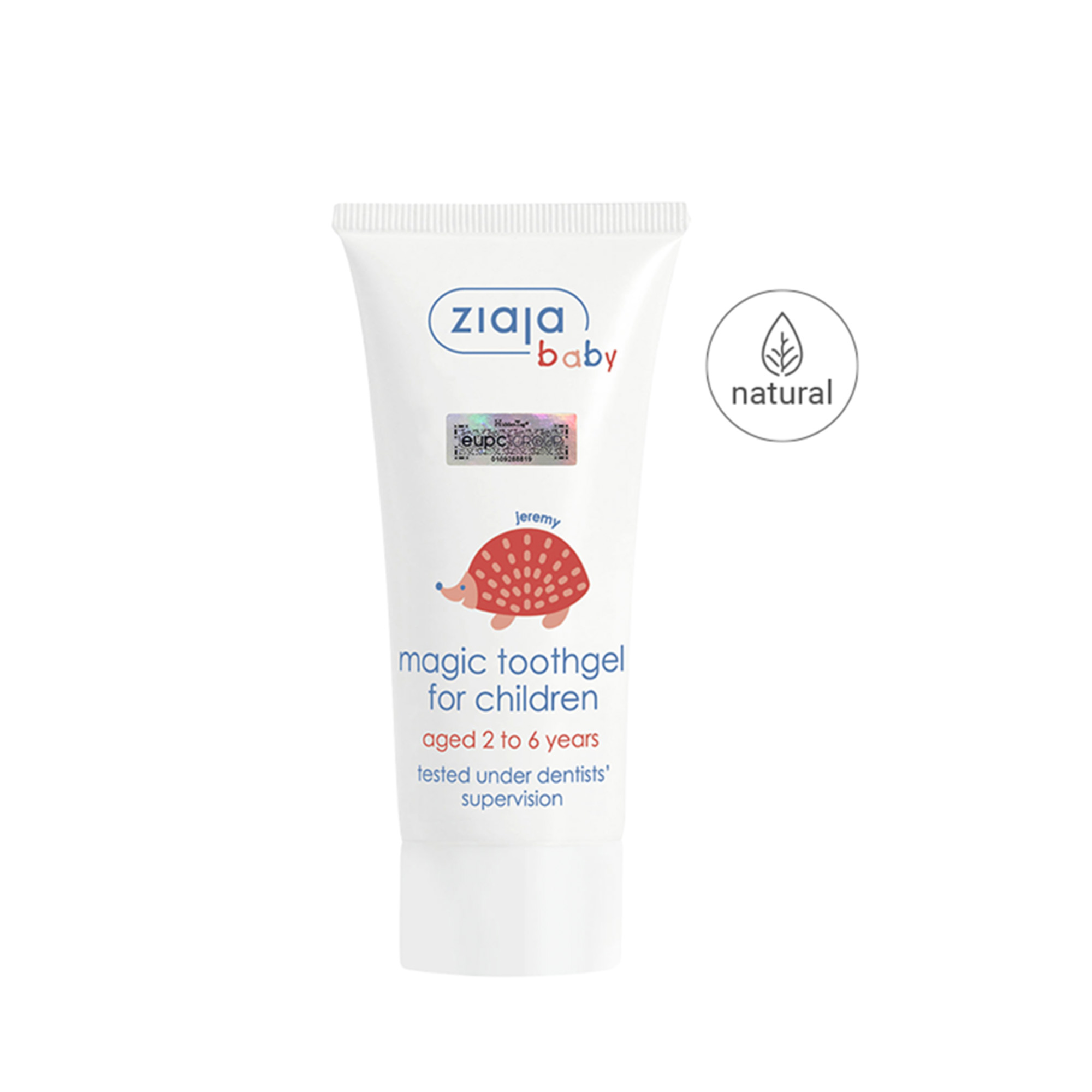 Ziaja Baby Magic Toothge For Children Aged 2 To 6 Years 50ml – Kem Đánh Răng Bảo Vệ Men Răng & Ngừa Sâu Răng Cho Bé Từ 2 Đến 6 Tuổi