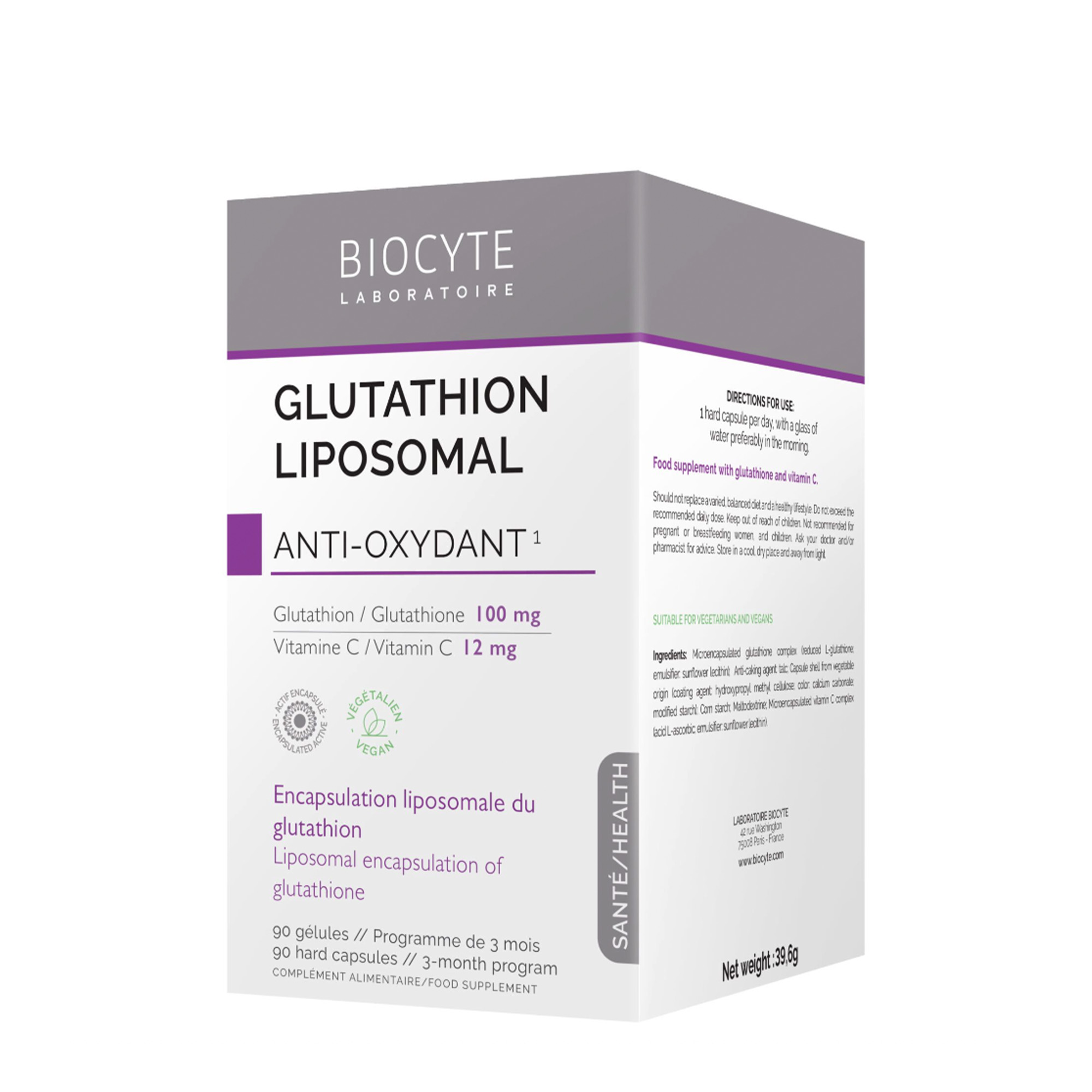 BIOCYTE GLUTATHION LIPOSOMAL: Vin Ung Chng Oxy Ha Cao Cp - Sng Da, Bo V T Bo BIOCYTE GLUTATHION LIPOSOMAL: Vin Ung Chng Oxy Ha Cao Cp - Sng Da, Bo V T Bo
