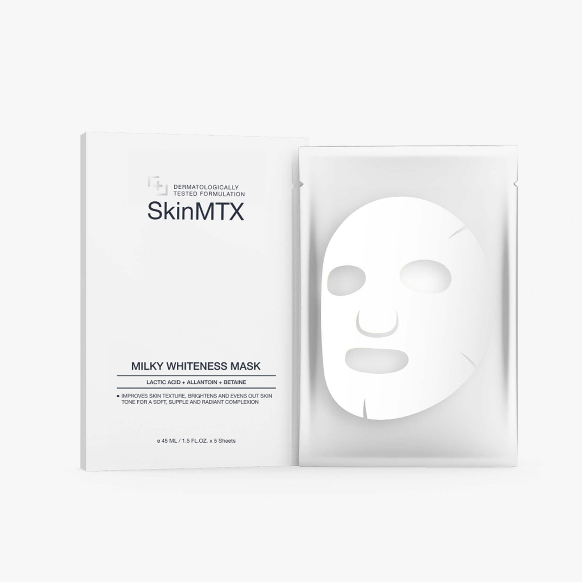 SKINMTX MILKY WHITENESS MASK: Mặt Nạ Sáng Da & Cấp Ẩm - Phục Hồi Làn Da Rạng Rỡ Tức Thì