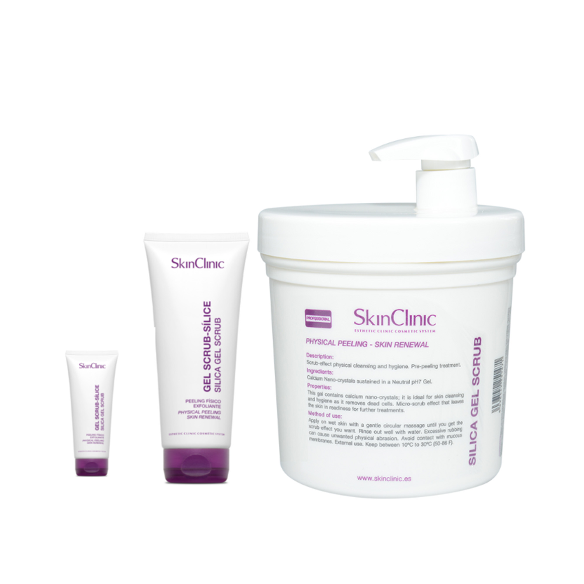 SKINCLINIC SILICA GEL SCRUB : Tẩy Tế Bào Chết Vật Lý Dịu Nhẹ, Cho Làn Da Sáng Mịn