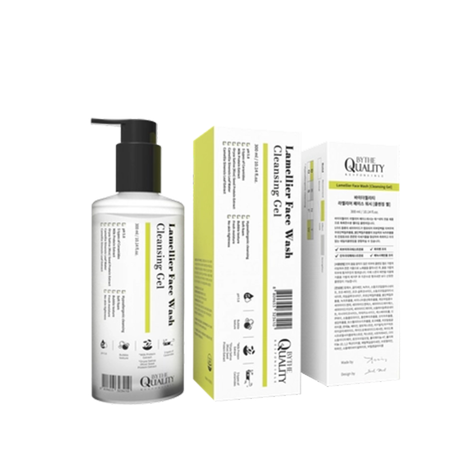 BYTHE QUALITY LAMELLIER FACE WASH: Sữa Rửa Mặt Từ Mầm Gạo – Bảo Vệ Hàng Rào Da, Cho Làn Da Mềm Mại