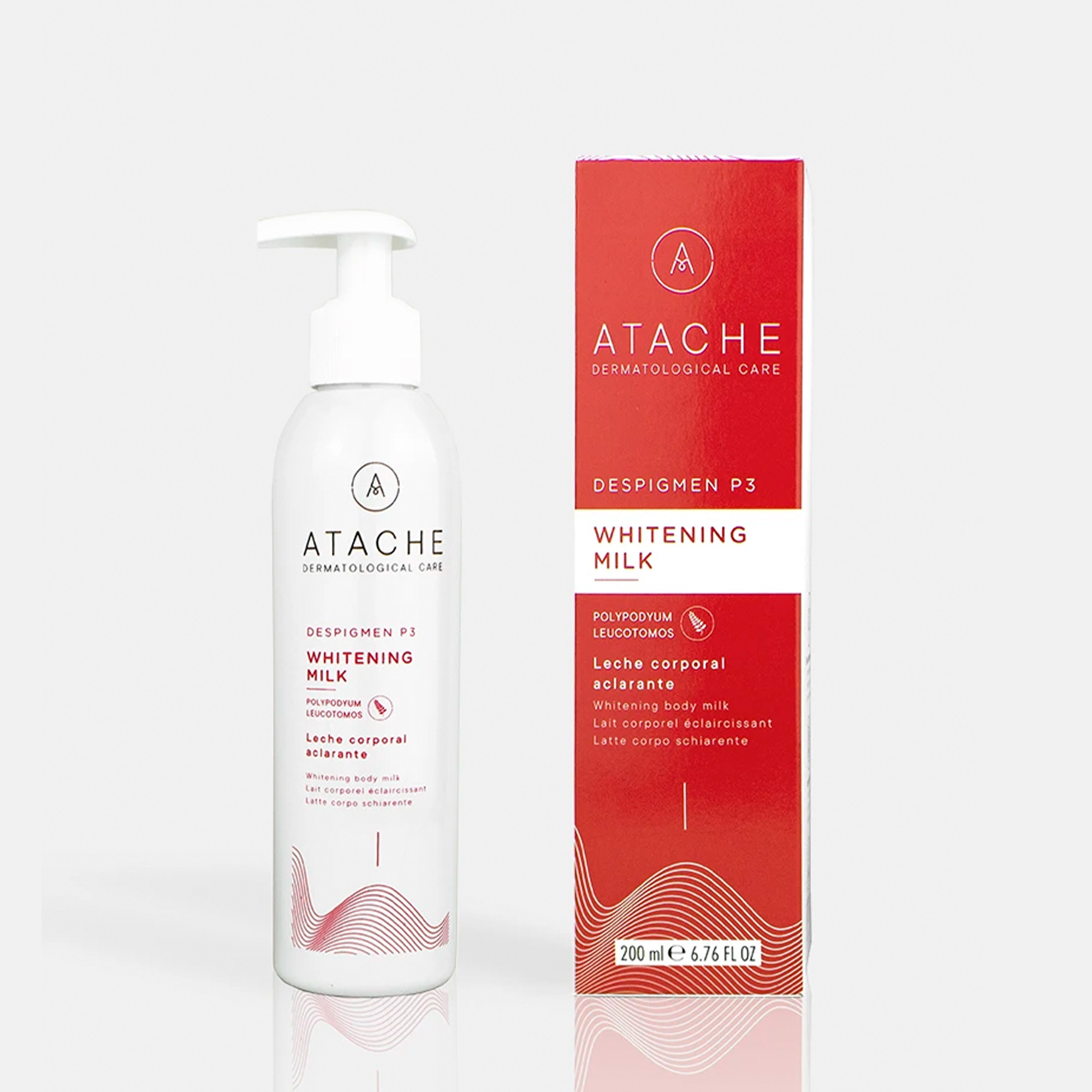 Atache Despigmen P3 Whitening Body Milk: Sữa Dưỡng Thể Trắng Da, Khử Thâm & Chống Oxy Hóa Toàn Diện