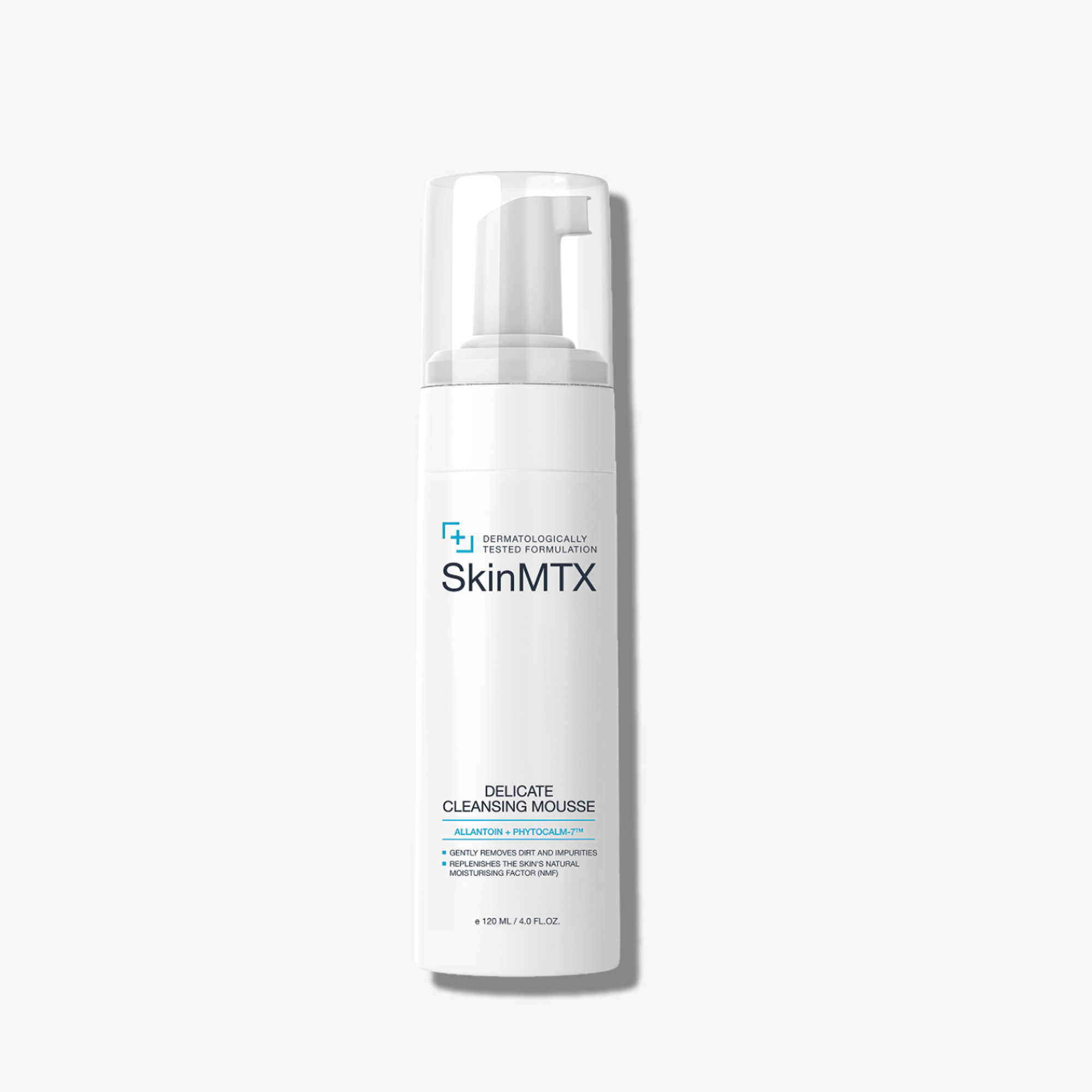 SKINMTX DELICATE CLEANSING MOUSSE: Bọt Rửa Mặt Siêu Dịu Nhẹ - Phục Hồi & Cân Bằng Da Tổn Thương Sau Liệu Trình